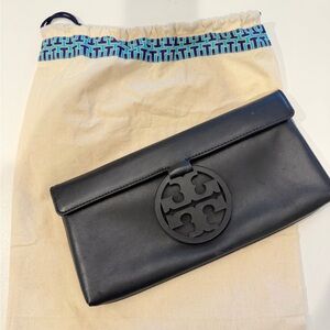 Tory Burch Midnight Black Clutch